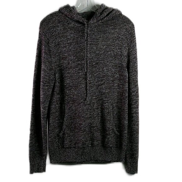 Goodthreads - Purple/White Long Sleeve Hooded Sweater - Medium - Picture 1 of 7
